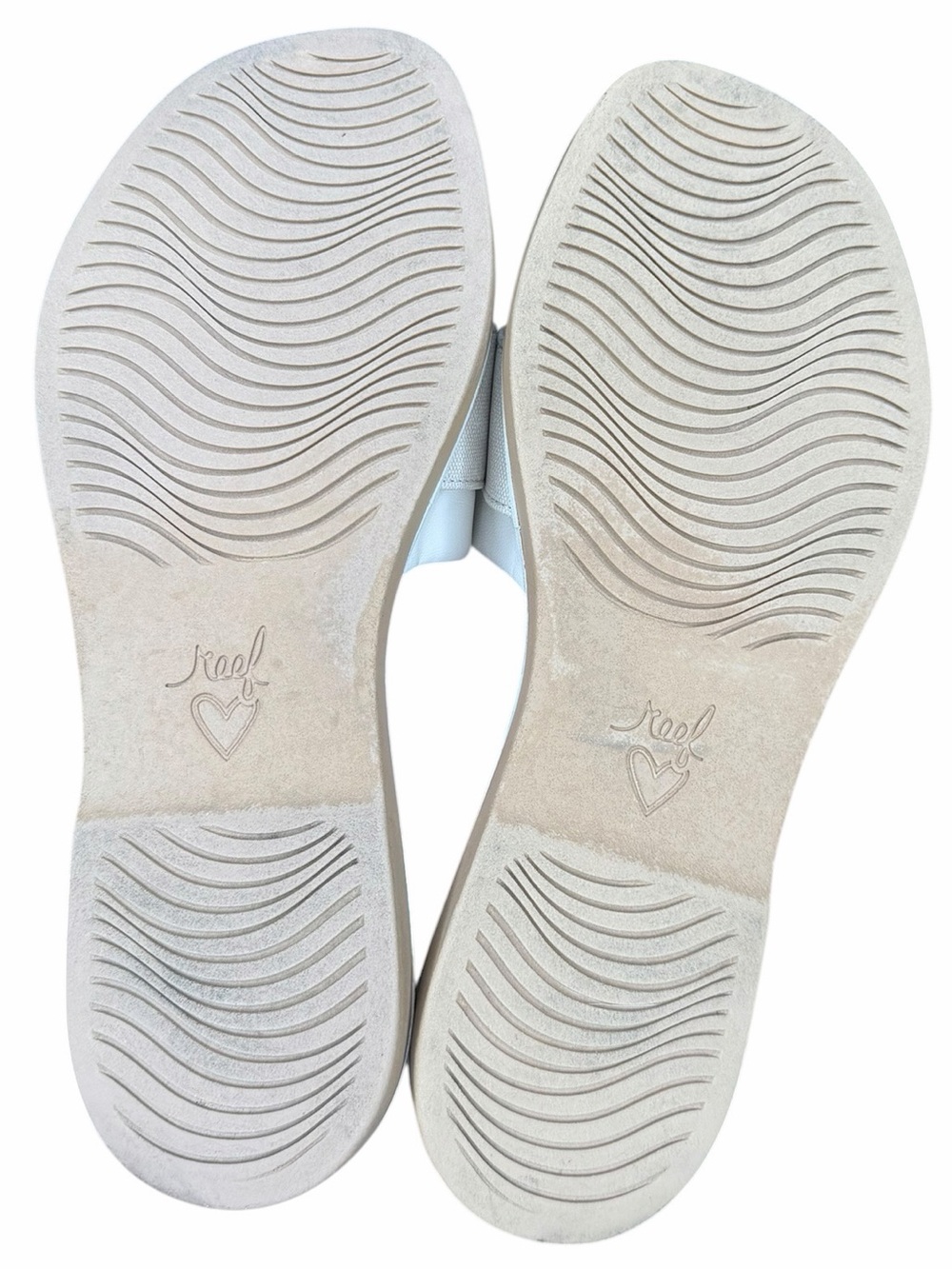 Reef Lana Buckle Slide Sandals White Natural Comfort Women’s 9 - Picture 11 of 12